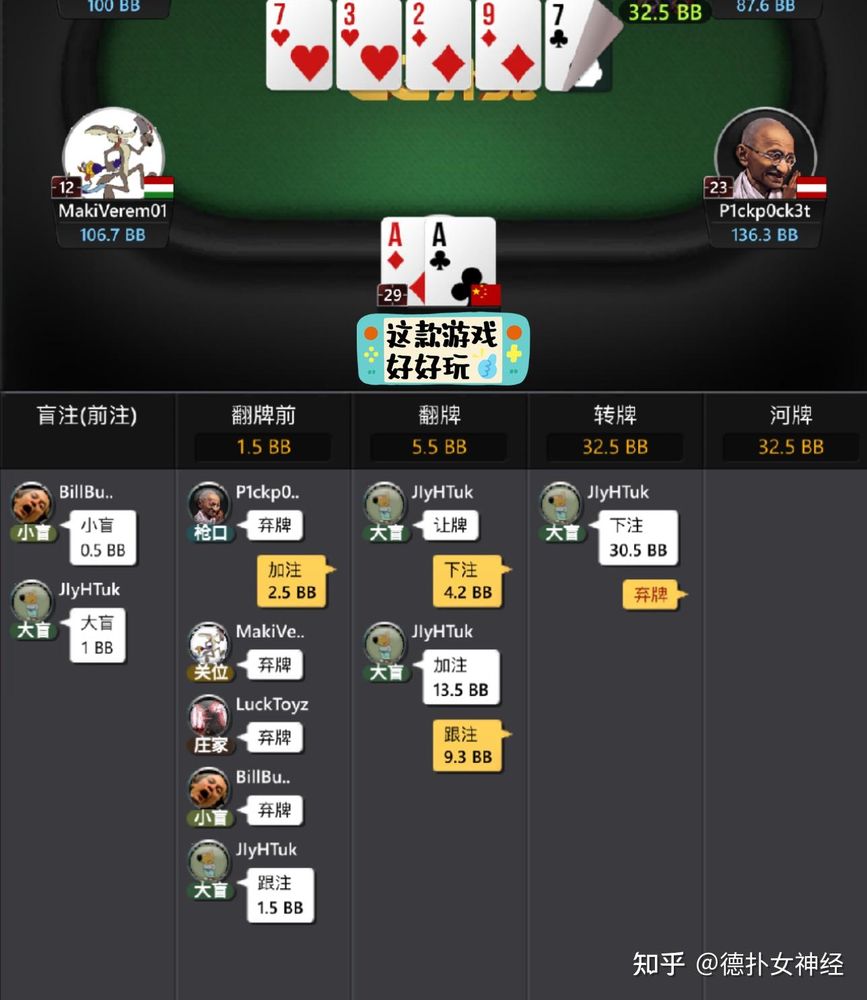 线上HHpoker俱乐部官方版手机界面截图-德州扑克对局